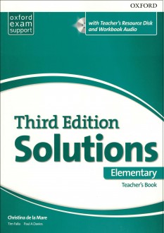 Solutions Elementary Teacher's Book and Resource Disc Pack Third Edition