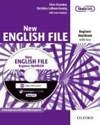 New English File Beginner Workbook with keys and MultiROM Pack