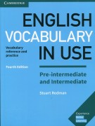 English Vocabulary in Use 4th Edition Pre-Intermediate and Intermediate with Answers