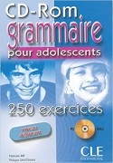 Grammaire pour adolescents Niveau debutant CD-Rom PC | MAC - 250 exercices