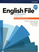 English File  4th edition Pre-intermediate Students Book with online practice